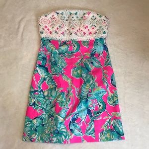 NWOT Lilly Pulitzer Lobster in Love Brynn Dress 00